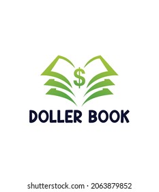 Doller and book icon with logo