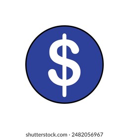 Doller sign, Doller Symbol icon vector.