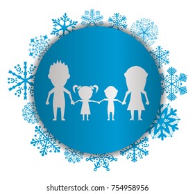 dolls family christmas icon