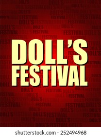 Doll's Festival with same text on red gradient background.