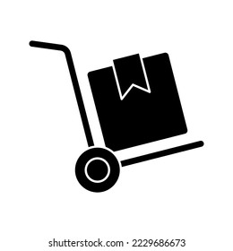 Dolly icon. sign for mobile concept and web design. vector illustration