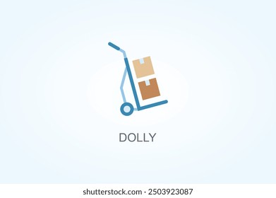Dolly Vector Or Logo Sign Symbol Illustration