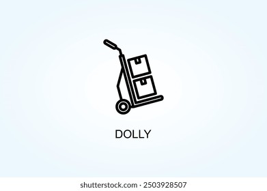Dolly Vector Or Logo Sign Symbol Illustration