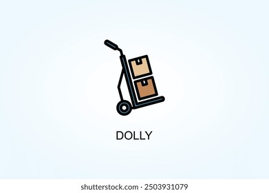 Dolly Vector Or Logo Sign Symbol Illustration