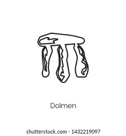 dolmen icon vector symbol sign