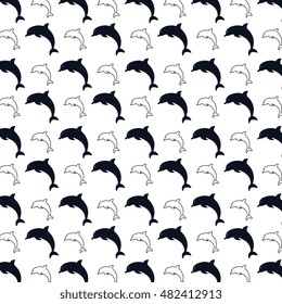 dolphin animal marine background