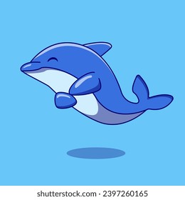 Personajes delfines. Los delfines divertidos saltan y nadan poses. El Oceanarium muestra mascota animal submarino. Juego de vectores de delfín bebé con botella de dibujos animados. Personajes de ilustración delfines, animales, mamíferos divertidos 