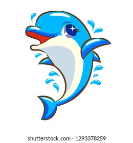 dolphin clipart design