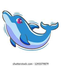 dolphin clipart logo