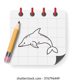Dolphin doodle