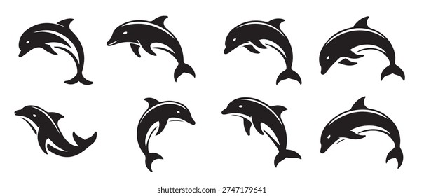 Dolphin fish animal Vector
