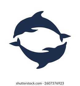 dolphin fish vector image design illustration