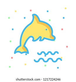 dolphin   fish  water  