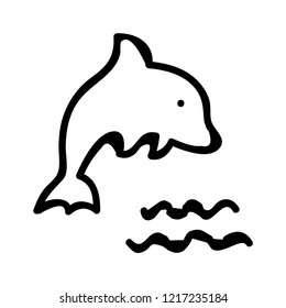 dolphin   fish  water  