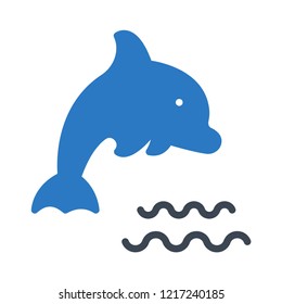 dolphin   fish  water  