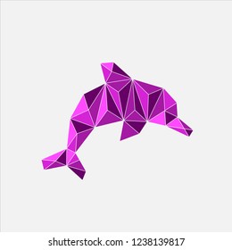 Dolphin Geometric Logo
