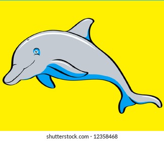 Dolphin happy jump