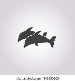 Dolphin icon. 