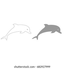 Dolphin icon .