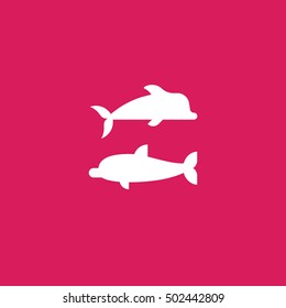 dolphin icon. dolphin sign