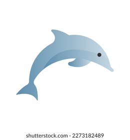 Dolphin icon. sign for mobile concept and web design. vector illustration