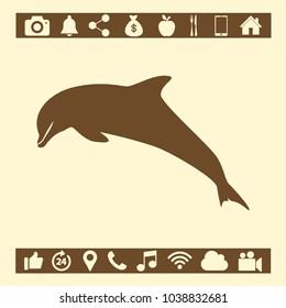 dolphin icon symbol