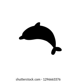 dolphin icon vector