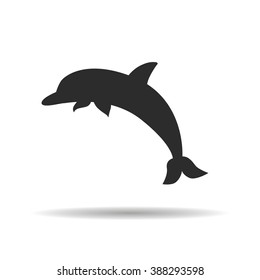 Dolphin icon Vector Illustration