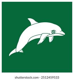 dolphin icon vector illustration simple design