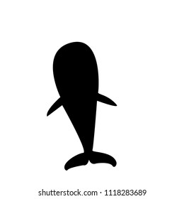 dolphin icon vector template