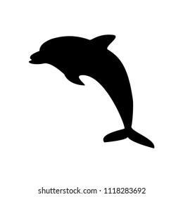 dolphin icon vector template