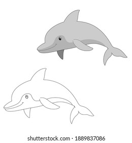 Dauphin Dessin Stock Vectors Images Vector Art Shutterstock