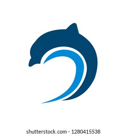 Dolphin Logo Design Icon Template  eps.10