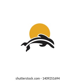 Dolphin logo design inspiration vector template