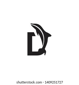 Dolphin logo design inspiration vector template