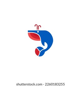 dolphin logo design, shark logo
