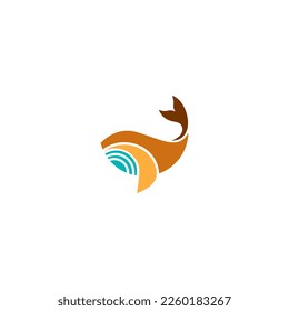 dolphin logo design, shark logo