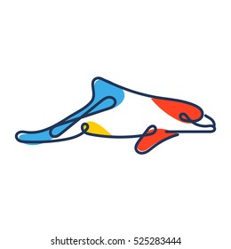 Dolphin Logo Design Template