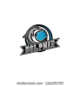 Dolphin Logo Design - Vector 