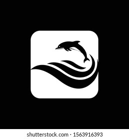 Dolphin logo design,Dolphin illustration vector