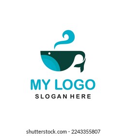 Dolphin logo icon design concept vector