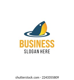 Dolphin logo icon design concept vector