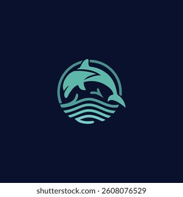 Dolphin Logo Image. Vector illustration