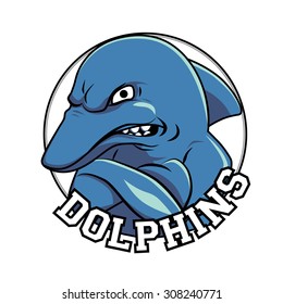 1,564 Dolphin Mascot Logo Images, Stock Photos & Vectors 