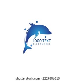 Dolphin Logo Template Vector. Dolphin logo design concept