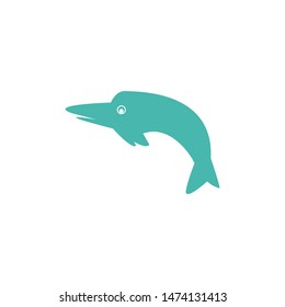 Dolphin logo template vector icon design