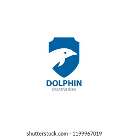 Dolphin logo vector