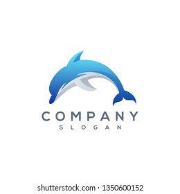 Dolphin Logo Vector