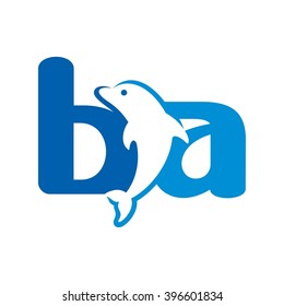 dolphin logo vector.