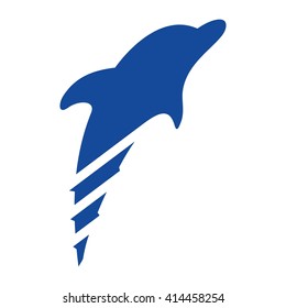 dolphin logo vector.